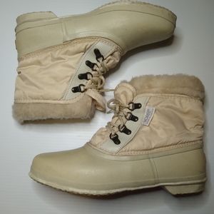 SOREL Lined Winter Boots Sz 9 Made In Canada